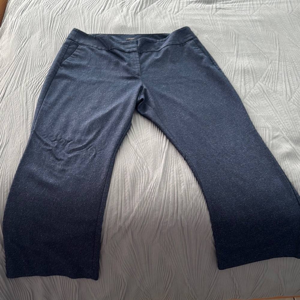 Ann Taylor Factory Navy Wide Leg Pants